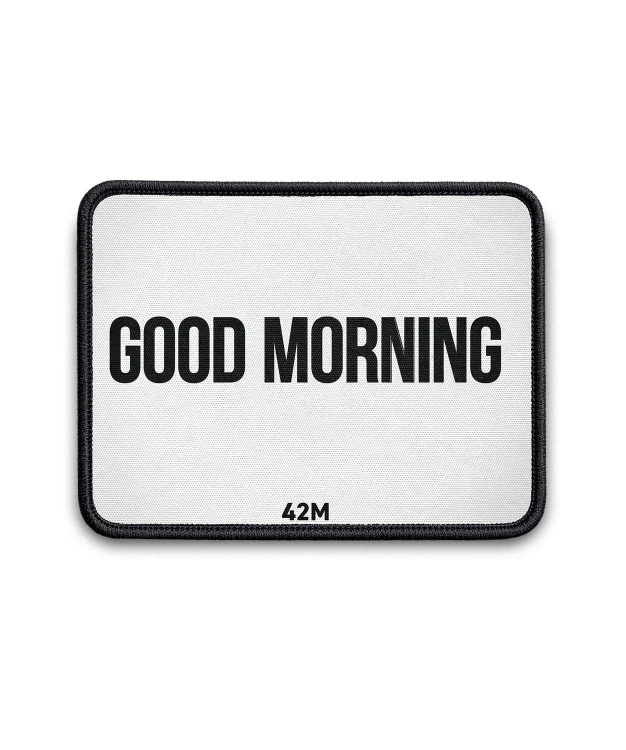 42M BOARD WHITE GOOD MORNING