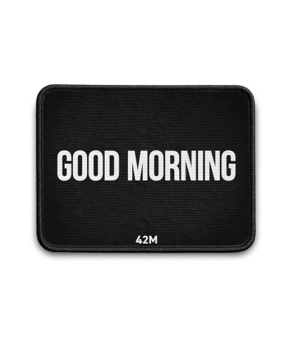 42M BOARD BLACK GOOD MORNING