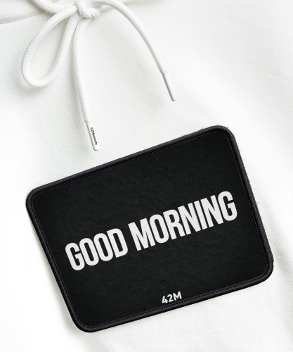 42M BOARD BLACK GOOD MORNING