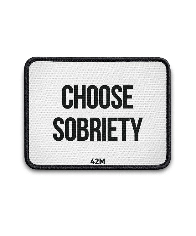 42M BOARD WHITE CHOOSE SOBRIETY
