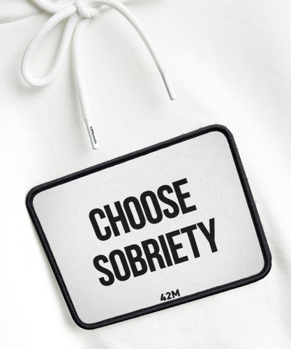 42M BOARD WHITE CHOOSE SOBRIETY