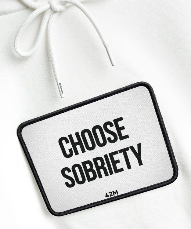 42M BOARD WHITE CHOOSE SOBRIETY