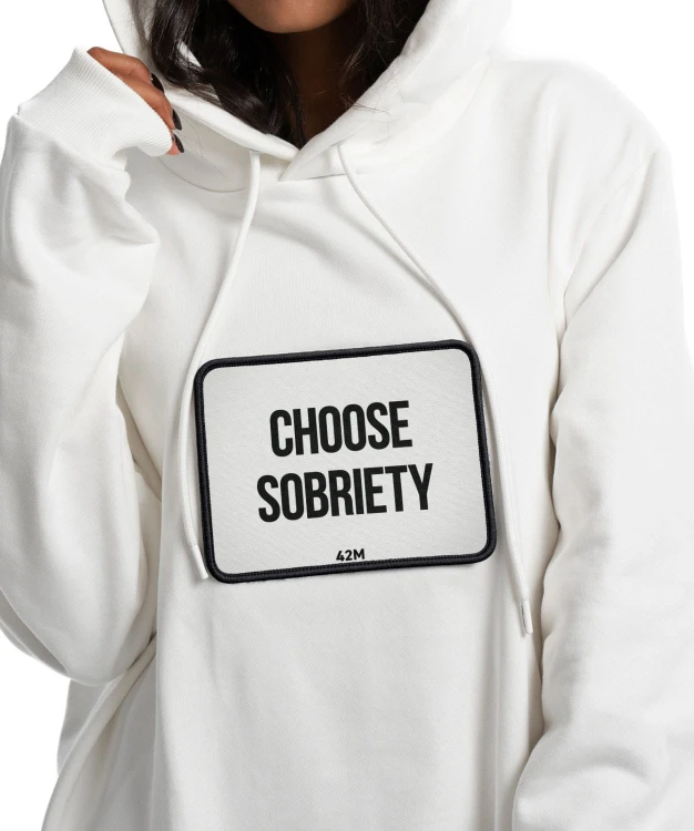 42M BOARD WHITE CHOOSE SOBRIETY