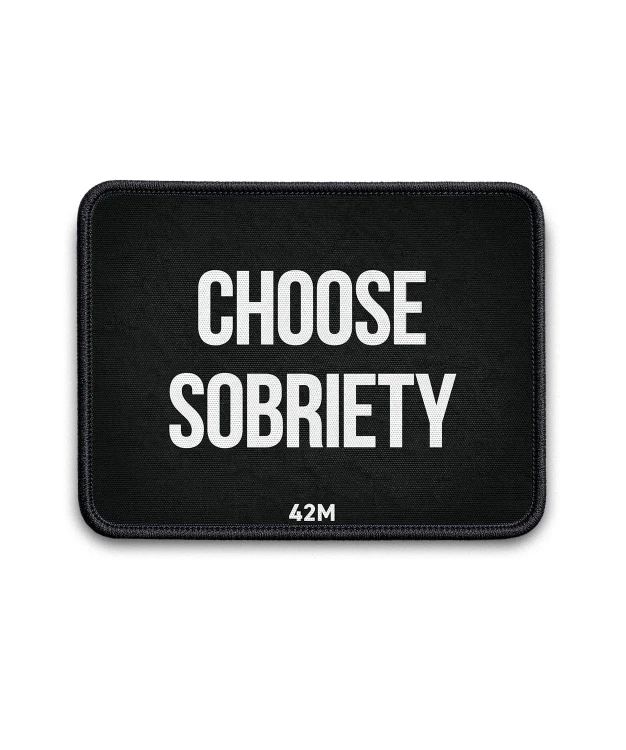 42M BOARD BLACK CHOOSE SOBRIETY