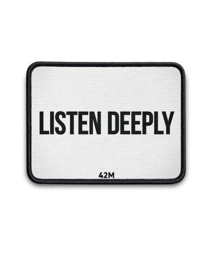42M BOARD WHITE LISTEN DEEPLY