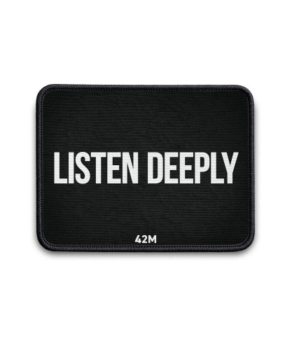 42M BOARD BLACK LISTEN DEEPLY