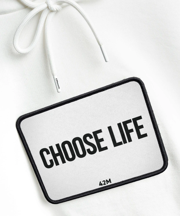 42M BOARD WHITE CHOOSE LIFE