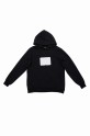 black hoodie with starter board